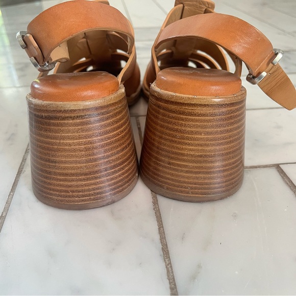 Freda Salvador JULIETA FISHERMAN BLOCK HEEL Sandals - Picture 4 of 8